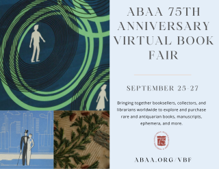ABAA 75th Anniversary Virtual Book Fair
